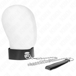 KINK Obroża z Smyczą Model 0 - Czarna, Skora, 65 cm, Regulowana KINK
