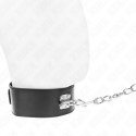 KINK Obroża z Smyczą Model 0 - Czarna, Skora, 65 cm, Regulowana KINK