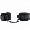 KINK Opaska na Nadgarstki Neoprenowa z Koronką Czarna 20-29cm KINK