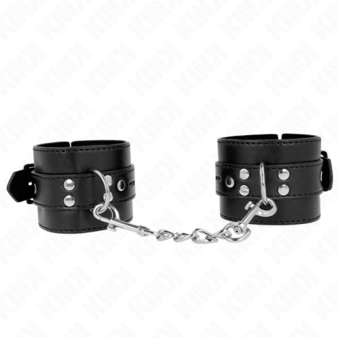 KINK Opaska na Nadgarstki Regulowana Czarna 17-28cm x 6cm KINK