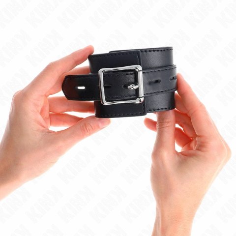KINK Opaska na Nadgarstki Regulowana Czarna 17-28cm x 6cm KINK