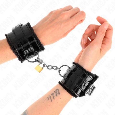 KINK Opaski Nadgarstkowe Regulowane Miedziany Zamek 17-29x5,5cm KINK