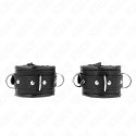 KINK Opaski na Nadgarstki z Czarnym Futrem 20-30 cm Regulowane KINK