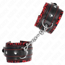 KINK Pasek Zabezpieczający na Nadgarstki Czerwono-Czarny, Regulacja 17-29 cm KINK