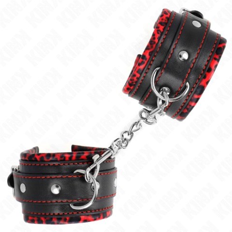 KINK Pasek Zabezpieczający na Nadgarstki Czerwono-Czarny, Regulacja 17-29 cm KINK
