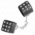 KINK Pasek na nadgarstki czarny regulowany 19-24 cm x 5,5 cm KINK