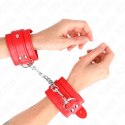 KINK Pasek na nadgarstki regulowany czerwony 20-23 cm x 5,5 cm KINK