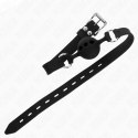 KINK Pasek z kulką silikonową S czarny, regulacja 35-51 cm, kulka 4 cm KINK