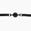 KINK Pasek z kulką silikonową S czarny, regulacja 35-51 cm, kulka 4 cm KINK