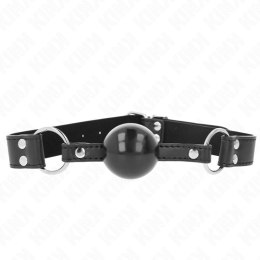 KINK Piłka silikonowa 4 cm z paskiem skorzanym, regulacja 42-58 cm KINK