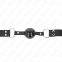 KINK Piłka silikonowa 4 cm z paskiem skorzanym, regulacja 42-58 cm KINK