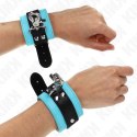 KINK Premium Opaski na Nadgarstki Czarny-Niebieski Regulowane 21-28x5,5cm KINK