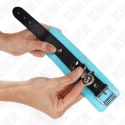 KINK Premium Opaski na Nadgarstki Czarny-Niebieski Regulowane 21-28x5,5cm KINK