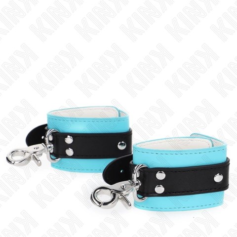 KINK Premium Opaski na Nadgarstki Czarny-Niebieski Regulowane 21-28x5,5cm KINK