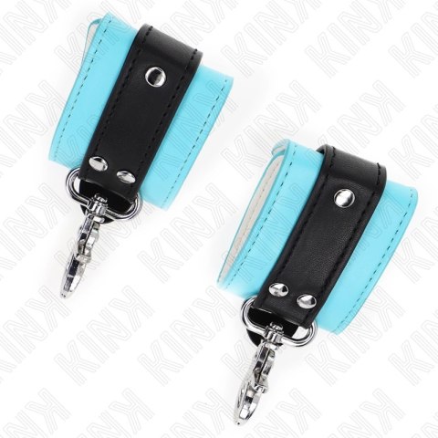 KINK Premium Opaski na Nadgarstki Czarny-Niebieski Regulowane 21-28x5,5cm KINK