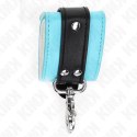 KINK Premium Opaski na Nadgarstki Czarny-Niebieski Regulowane 21-28x5,5cm KINK