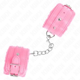 KINK Premium Opaski na Nadgarstki Rożowe Regulowane 17-29 cm x 6 cm KINK