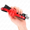 KINK Red Hollow Ball System 4 cm - Czarny Pasek Regulowany 37-52 cm KINK