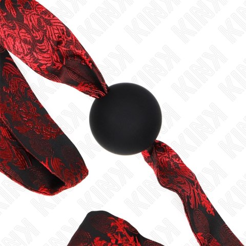 KINK Scandal Kulka silikonowa 4,5 cm Gag Model 2 - regulowany pasek KINK