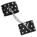 KINK Zapinane mankiety na nadgarstki, czarne, regulowane 19-24 cm KINK