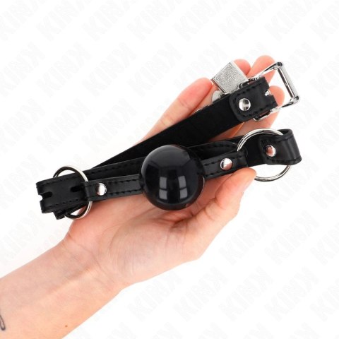 KINK kulka TPE 4 cm z blokadą czarną - komfortowy system kontroli 60x2 cm KINK