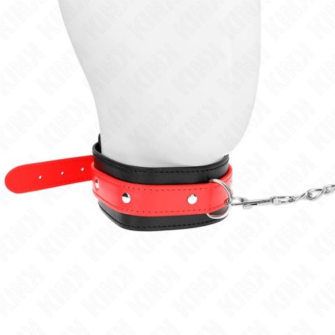 Kink Naszyjnik z Regulowanym Czerwonym Paskiem 36-43 cm 65 cm KINK