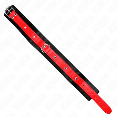 Kink Naszyjnik z Regulowanym Czerwonym Paskiem 36-43 cm 65 cm KINK
