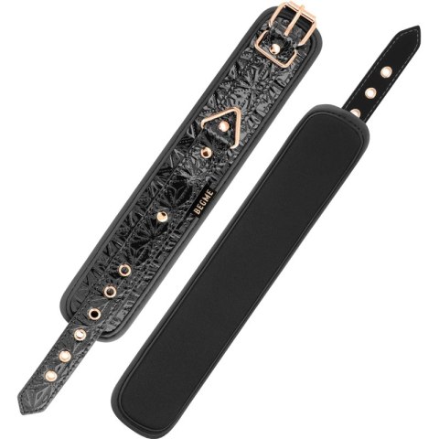 BEGME Kajdanki Premium Black Edition neoprenowa wyściołka regulowane BEGME