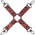 Begme Red Edition - krawat z wegańskiej skory premium, neoprenowa podszewka BEGME