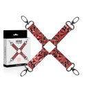 Begme Red Edition - krawat z wegańskiej skory premium, neoprenowa podszewka BEGME