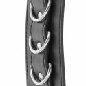 Darkness regulowane mankiety na kostki skora PVC czarne DARKNESS