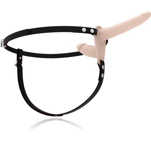 Fetish Submissive Harness Flesh Up - system uprzęży z podwojnym wibratorem, regulowany FETISH SUBMISSIVE