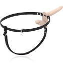 Fetish Submissive Harness Flesh Up - system uprzęży z podwojnym wibratorem, regulowany FETISH SUBMISSIVE