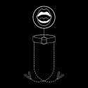 Fetish Submissive Ring Gag z zaciskami na piersi, skora wegańska FETISH SUBMISSIVE