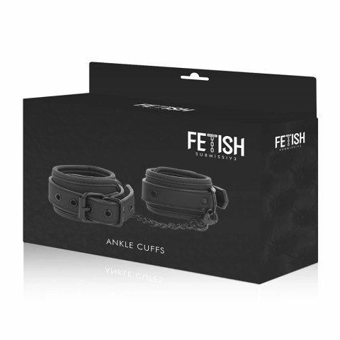 Fetish Submissive Wegańskie Kajdanki na Kostki z Neoprenową Wyściołką FETISH SUBMISSIVE