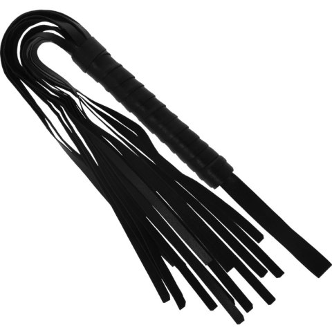 Intense Fetish Zestaw Akcesoriow - Kajdanki, Opaska, Flogger, Skora wegańska INTENSE