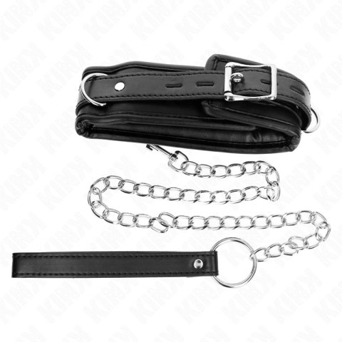 KINK Ciężki naszyjnik z paskiem 65 cm, regulowany 36,5-50 cm, model 1 KINK