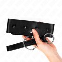 KINK Naszyjnik z Smyczą 65 cm Regulowany z Srebrnymi Ćwiekami, Model 2 KINK