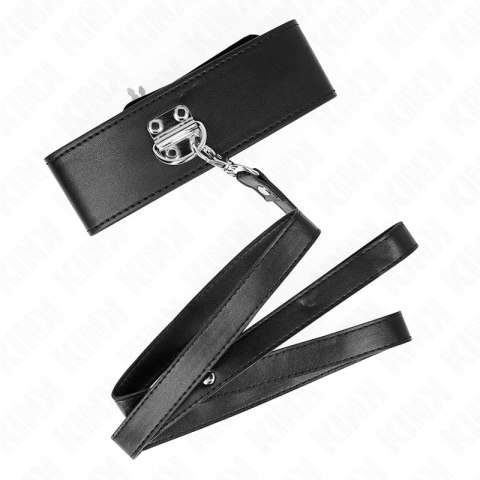 KINK Naszyjnik z paskiem 116 cm Model 2, regulowany czarny 36-43 cm KINK