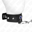 KINK Naszyjnik z paskiem, niebieskie zdobienia, regulacja 36-43 cm KINK