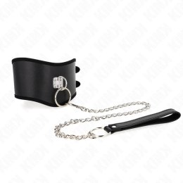 KINK Naszyjnik z szerokim paskiem, regulowany 40-55×10 cm, długość 65 cm KINK