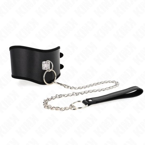 KINK Naszyjnik z szerokim paskiem, regulowany 40-55×10 cm, długość 65 cm KINK