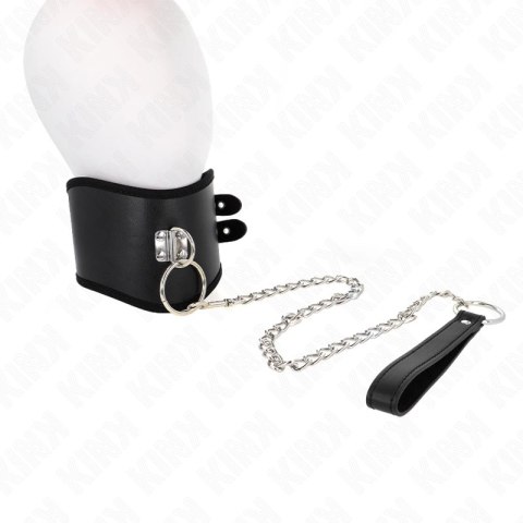 KINK Naszyjnik z szerokim paskiem, regulowany 40-55×10 cm, długość 65 cm KINK