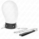 KINK Naszyjnik ze Smyczą 65cm, 3 Pierścienie, Model 2, Regulowany 36-43cm KINK