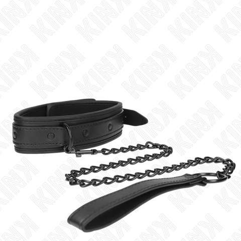 KINK Neoprenowy Kołnierz Bondage Model 2 z Paskiem regulowany 78 cm KINK