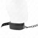 KINK Neoprenowy kołnierz model 1 z regulowanym paskiem 78 cm czarny KINK