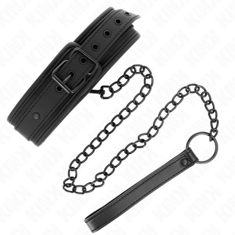 KINK Neoprenowy kołnierz model 1 z regulowanym paskiem 78 cm czarny KINK