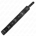 KINK Obroża z Smyczą Model 1 65 cm Czarna Skorzana 53x6 cm KINK
