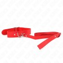 KINK Rojo Collar z Paskiem Regulowany 32-50 cm Pasek 116 cm Czerwony KINK