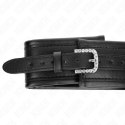 Kink Naszyjnik z paskiem błyszczącym, regulowany, 65 cm, czarny KINK